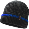 Шапка водонепроницаемая DEXSHELL Cuffed Beanie, DH353BLU черная с cиней полоской, размер L/XL DH353BLULXL